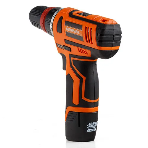 Шуруповерт аккумуляторный 12 В, 2 А/ч, съемный патрон Rebiner RAD-12LiSL DFR купить в Украине