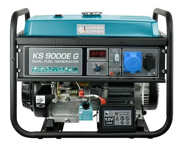 Генератор газо-бензиновий Könner & Söhnen KS 9000E G, 6 / 6.5 кВт фото №2