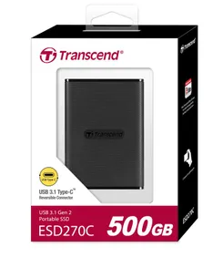 Портативний SSD Transcend  500GB USB 3.1 Gen 2 Type-C ESD270C фото