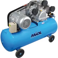Компресор трициліндровий (220 л, 1000 л/хв) MIOL 81-197 масляний клиноремінний фото