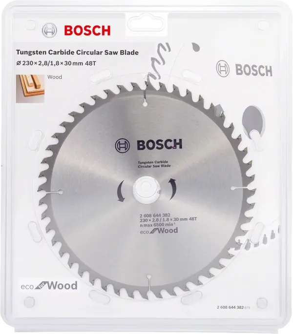 Диск пильный Bosch Eco for Wood 230x30-48T цена в Украине