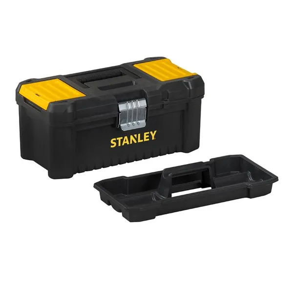 Ящик для інструменту Stanley Essential, органайзер в кришці, 25.4x48.2x25см, пластик