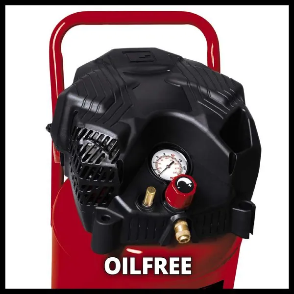 Компрессор воздушный Einhell TH-AC 240/50/10 OF, безмасляный, 1500Вт, 50л, 240л/мин, 10бар, 21.5кг цена в Украине