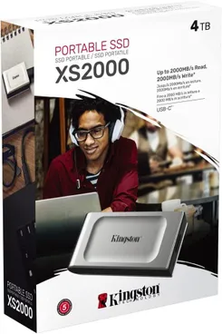 Портативний SSD Kingston 4TB USB 3.2 Gen 2x2 Type-C XS2000 фото