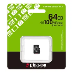 Карта пам'яті Kingston microSD   64GB C10 UHS-I A1 V10 R100MB/s фото