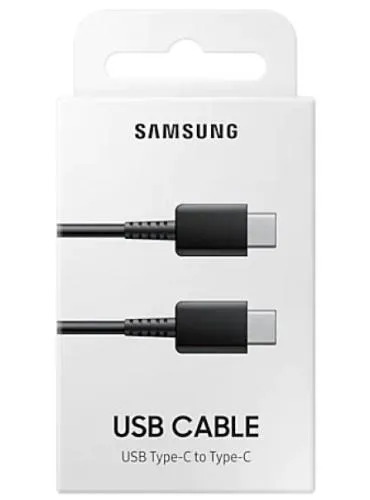 Кабель USB-C > USB-C заряджання/синхронізації Samsung 1м, Type-C, 3A, 60Вт, чорний