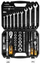 Набор торцевых ключей Neo Tools 1/2", 1/4" , CrV, 82 шт. фото №2