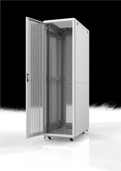 Шафа MIRSAN 19", 36U, GTS, перфорація 63%, 800x1100 мм, максимально 2000 кг, сіра фото