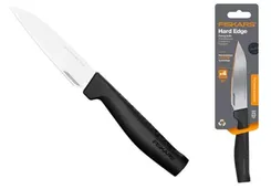 Кухонний ніж для коренеплодів Fiskars Hard Edge, 11см, нержавіюча сталь, пластик, чорний фото