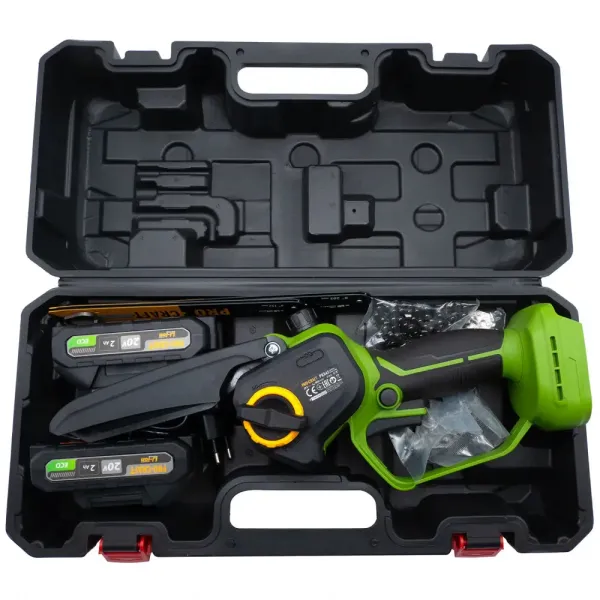 Бесщеточная аккумуляторная мини пила цепная Procraft PKA45 в кейсе (2 АКБ) с доставкой