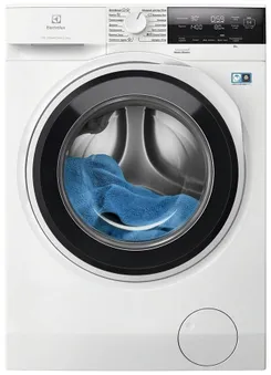 Стиральная машина Electrolux фронтальная, 10кг, 1400, A+++, 66см, дисплей, пар, инвертор, белый фото