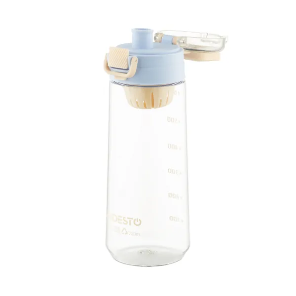 Бутылка для воды с отсеком для фруктов ARDESTO Duo 720мл, пластик, голубой, бежевый заказать
