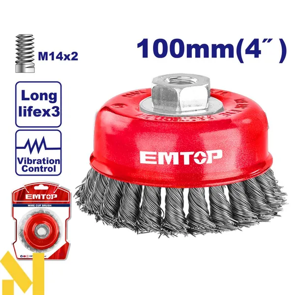 Щетка чашечная EMTOP EWCB21005