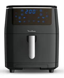 Мультипечь Moulinex Easy Fry Grill&Steam, 1430Вт, чаша-6.2л, сенсорное управл., 8 программ, пластик, черный фото