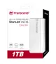 Портативний жорсткий диск Transcend 1TB USB 3.1 Type-C StoreJet 25C3S Срібний