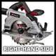 Пила дискова акумуляторна Einhell TE-CS 18/190LI BL PXC 18В 190х20 мм 3.23кг без АКБ та ЗП ціна в Україні