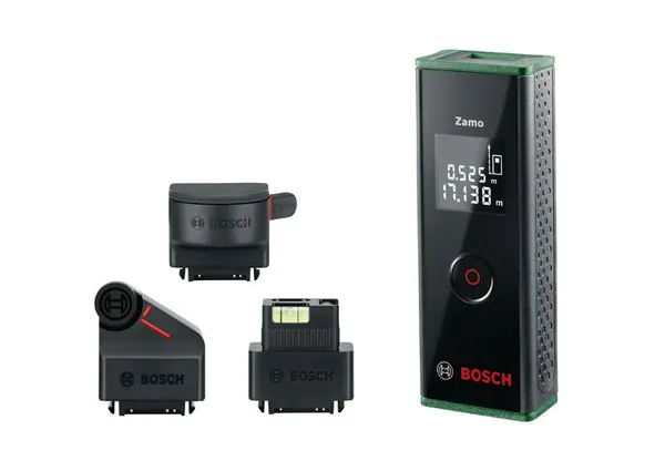 Далекомір лазерний Bosch Zamo SET, 0.15–20м,  ±3мм, + 3 адаптера