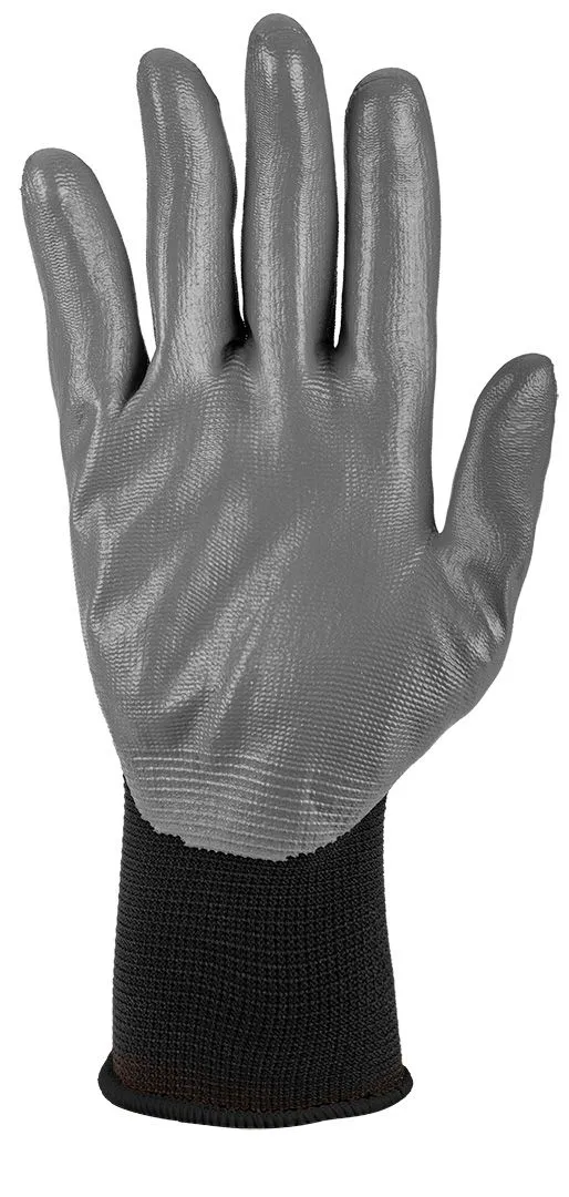 Перчатки рабочие Neo Tools комплект 12шт, полиэстер с нитриловым покрытием, р.11, серо-черный купить в Украине