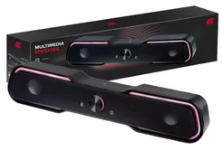 Акустическая система (саундбар) 2E PCS101 RGB, 2.0, USB, Black фото