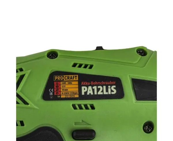 Заказать Шуруповерт аккумуляторный Procraft PA12 LiS с доставкой