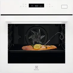 Духовой шкаф Electrolux электрический, 70л, А+, пар, дисплей, конвекция, ф-ция пароварки, белый фото