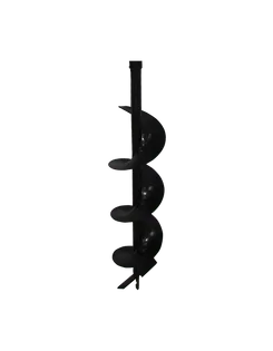 Шнек d-150*750мм, для мотобура з вихідним валом d-20мм фото