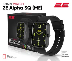 Смарт-часы 2E Alpha SQ Music Edition 46mm Black фото