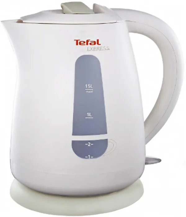 Електрочайник Tefal Express 1.5л, пластик, білий