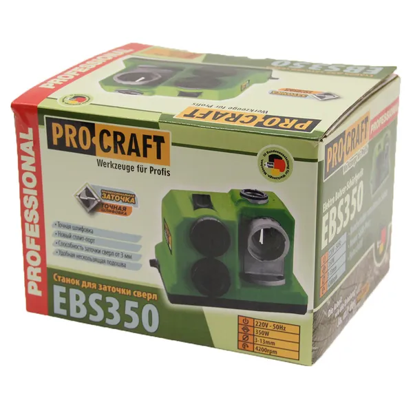 Верстат для заточування свердл Procraft EBS 350 відгуки