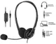 Гарнітура ПК стерео On-ear 2E CH11 mini-jack, omni-mic, 1.2м, чорний