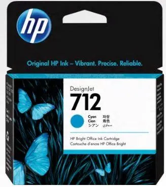 Картридж HP 712 DesignJet T230/T630/T650 Cyan 29ml