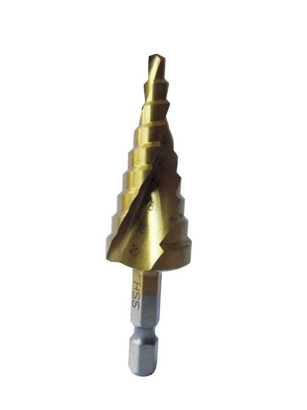 Свердло ступеневе 4,0-20,0мм  9ступенів HSS TiN