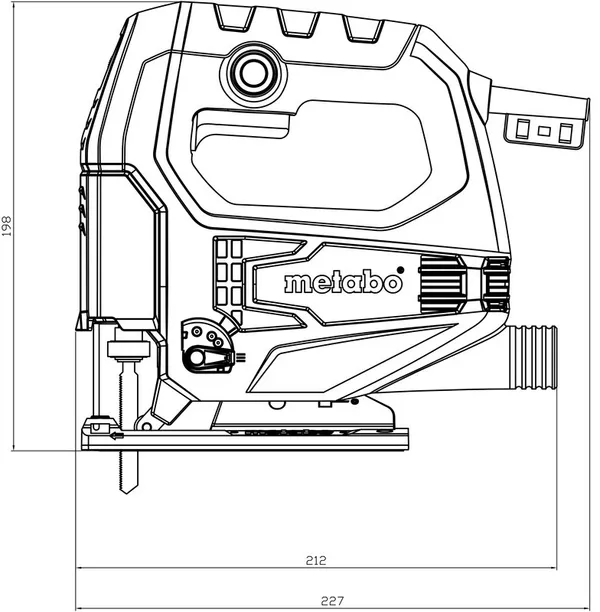 Купить Лобзик Metabo STEB 65 Quick, 450 Вт, 600-3000об/мин, ход 18мм, 1.9кг