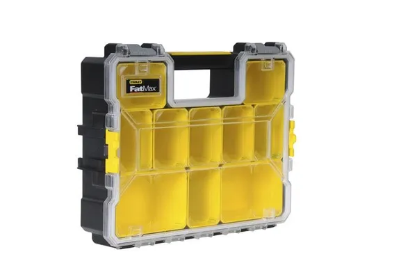 Органайзер Stanley FatMax Deep Pro Plastic Latch, 10 контейнеров, 11.6х44.6x35.7см, пластик