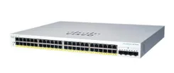 Коммутатор Cisco CBS220 48хGE, PoE, 4x1G SFP, Smart фото