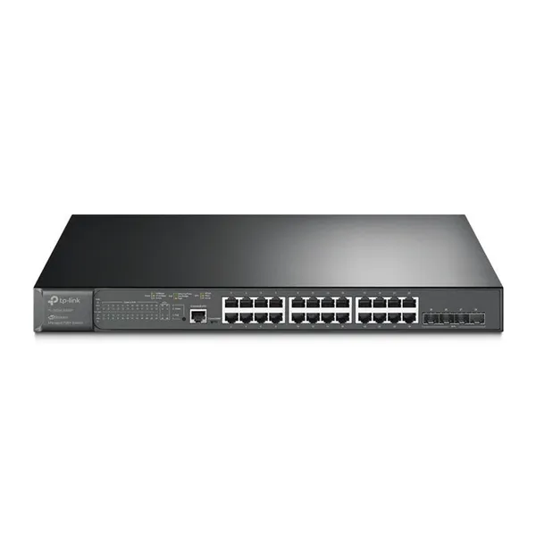 Коммутатор TP-LINK SG3428XMP 24xGE (24xPoE), 4xSFP+, 384Вт, Керований L2