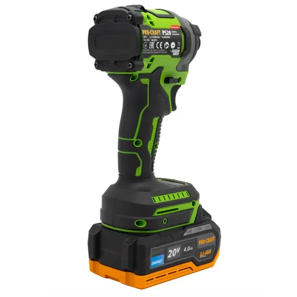 Купити Безщітковий акумуляторний гвинтоверт Procraft PS20 (без АКБ та ЗП)