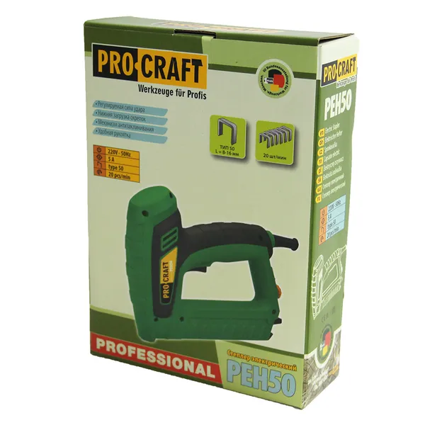 Степлер электрический для скоб и гвоздей Procraft PEH50 отзывы
