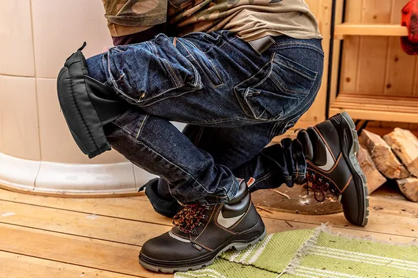 Купить Наколенники защитные Neo Tools, мягкая тканевая подушка, полиэстер 600D, на липучке, черный со скидкой