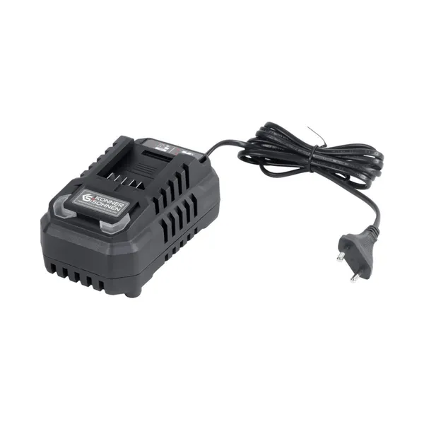 Набір із двох акумуляторних інструментів Konner&Sohnen KS IDAGB 20V SET 1 20В дриль ударний, шліфмашина кутова, швидкий ЗП 2.4А акб 1х2А·год+1х4А·год кейс 3кг з доставкою