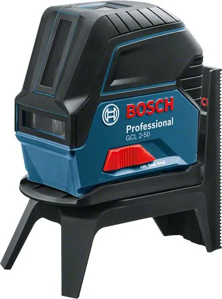 Нивелир лазерный Bosch GCL 2-50, до 15м, ±0.3мм/м, +RM1+BM3+LR6+кейс, 0.5кг