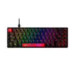 Клавиатура механическая HyperX Alloy Origins 65 67key, Red, USB-A, EN/RU, RGB, черный фото