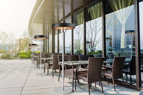 Обогреватель инфракрасный Neo Tools, напольный, 2000Вт, высота 2.1м, 50х50х20.2см, IP34 отзывы