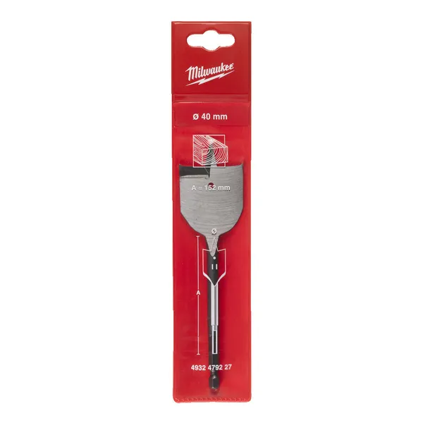 Свердло пір'яне MILWAUKEE діаметр 40x152мм цена в Украине