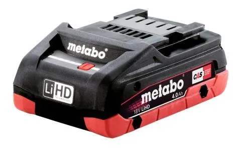 Акумулятор Metabo LIHD 18В 4А·год 0.58кг