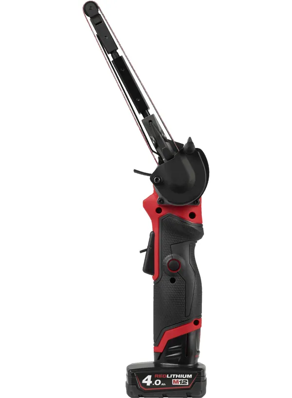 Стрічкова шліфувальна машина 13мм M12 FBFL13-402В MILWAUKEE (+ заряд.пристрій, 2 акум., сумка для інструментів) цена в Украине