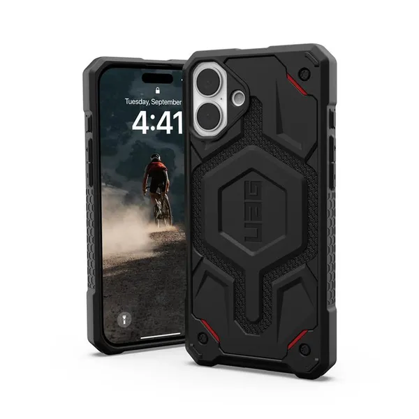 Чохол UAG для iPhone 16 Plus, Monarch Pro Magsafe, Kevlar Black