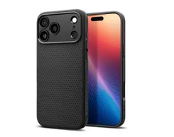 Чехол Spigen для iPhone 17 Pro, Liquid Air, Matte Black фото