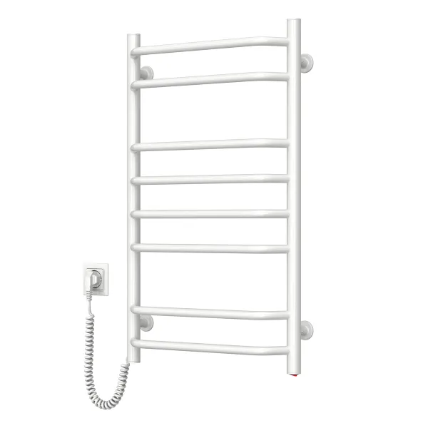 Полотенцесушитель Navin электрический Блюз, 800х480х123мм, кнопка, сталь, белый, левое подключение