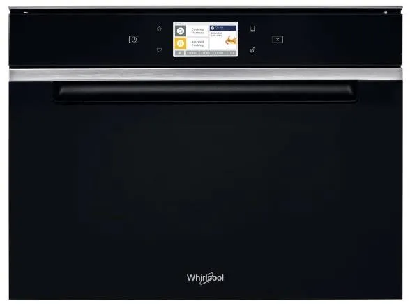 Микроволновая печь Whirlpool встраиваемая, 40л, электронное упр., 900Вт, гриль, дисплей, конвекция, черный